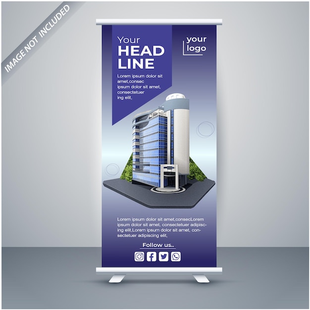 Roll-up banner voor bedrijven