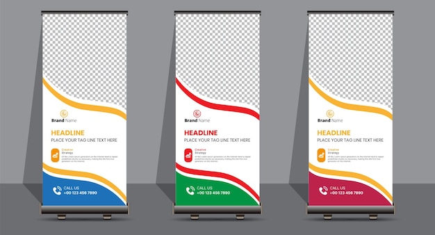 Roll up template design