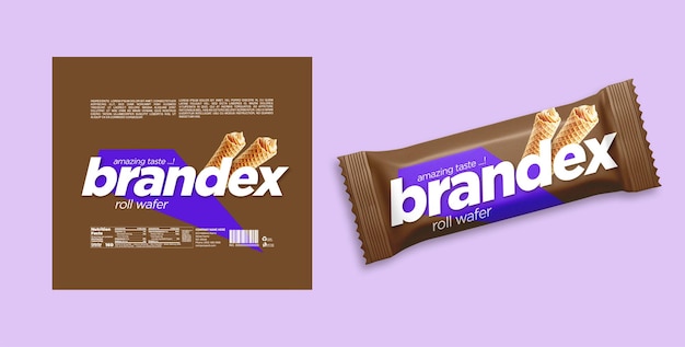 ロール・ワッファー・パッケージング 脆くて美味しいお子