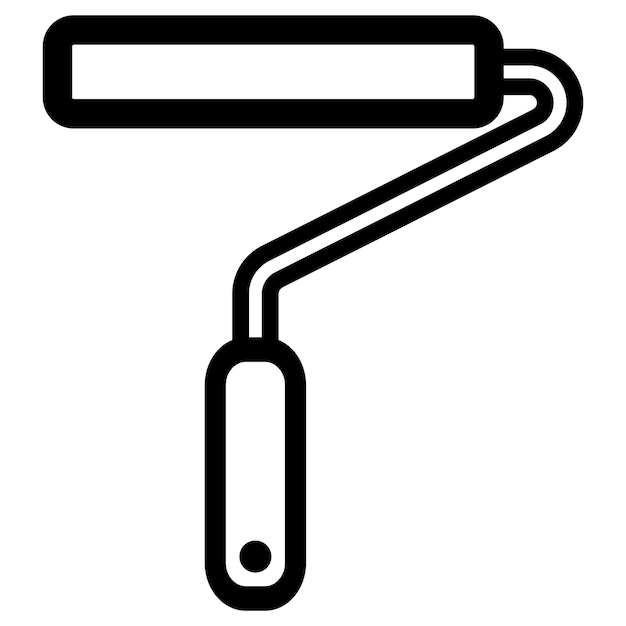 Vector roller icon vector