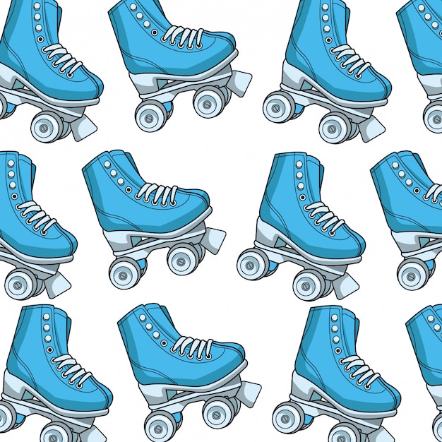 Roller skates background