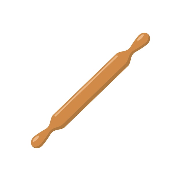 Rolling pin icon Flat illustration of rolling pin vector icon for web