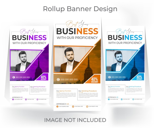 RollUp banner design template