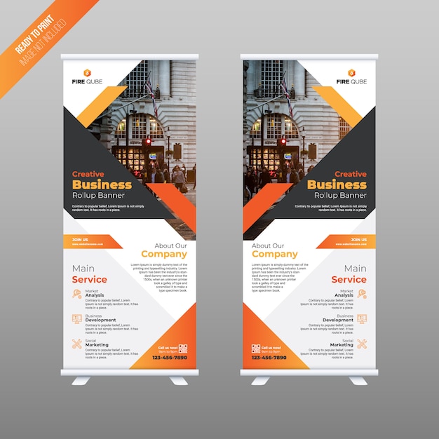 Rollup Banner Template set