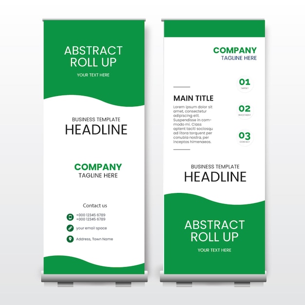 rollup banner template