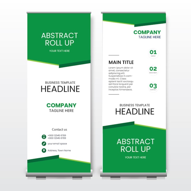 rollup banner template