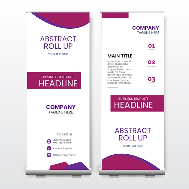 Rollup Banner template