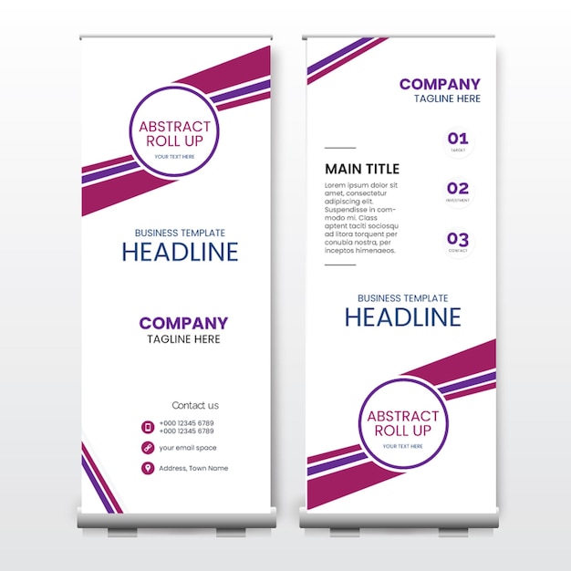 Rollup Banner template