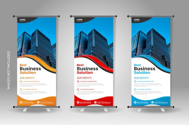 Rollup rollup banner rollup x banner verticale bewegwijzering stand sjabloon advertentie advertentie