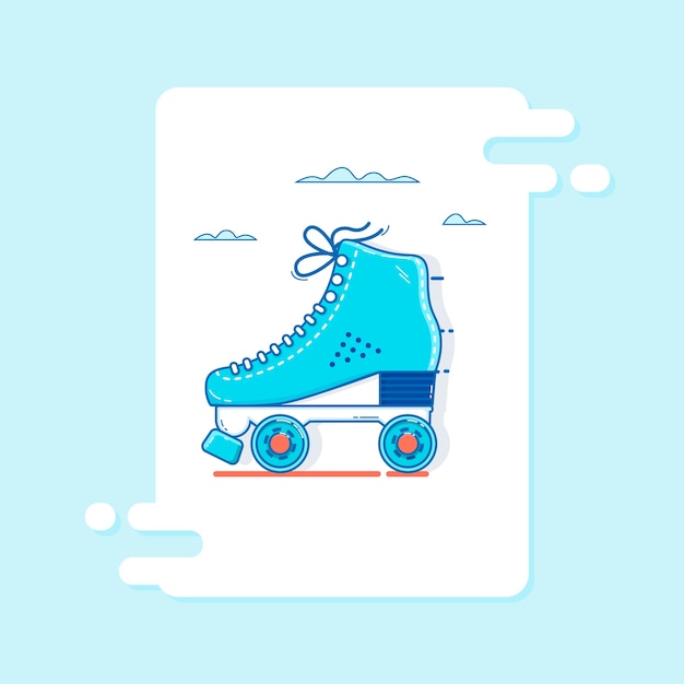 Rolschaatsen pictogram