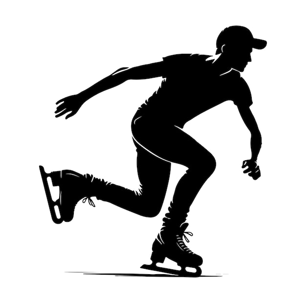 rolschaatsen vectorillustratie