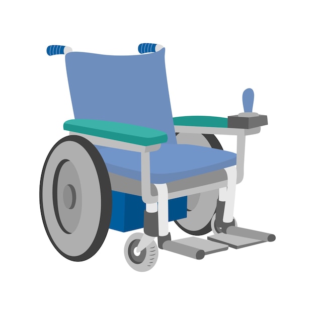 Rolstoel medische pictogram rolstoel vector illustratie rolstoel geïsoleerd op een witte achtergrond