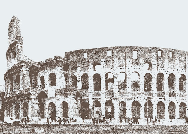 Vettore colosseo