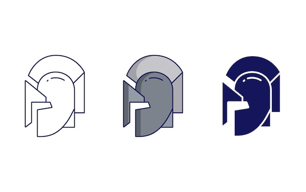 Roman Helm vector icon