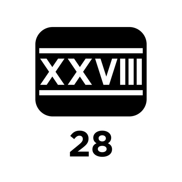 Xxxiii Roman Numerals - Page 18 | Numerically Vectors & Illustrations for Free Download | Freepik