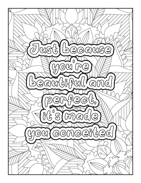 Romantic coloring page for adults. Motivational quotes. Inspirational quotes. Love Quotes. Heart