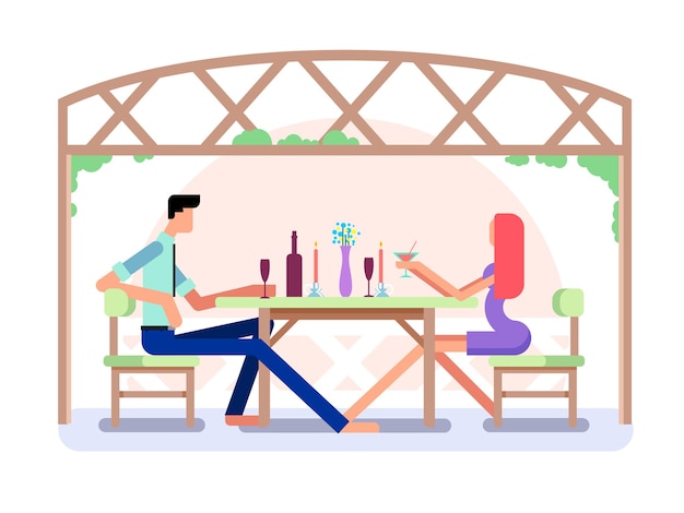 Romantic date design