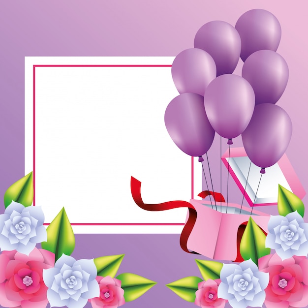 Romantic gift box present