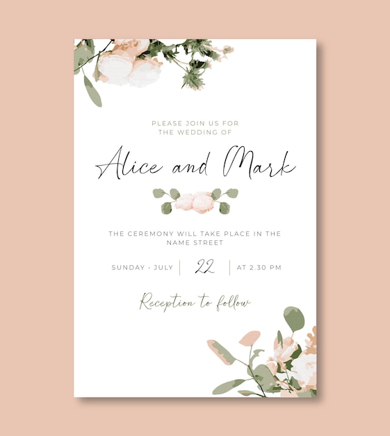 Romantic Invitation Wedding
