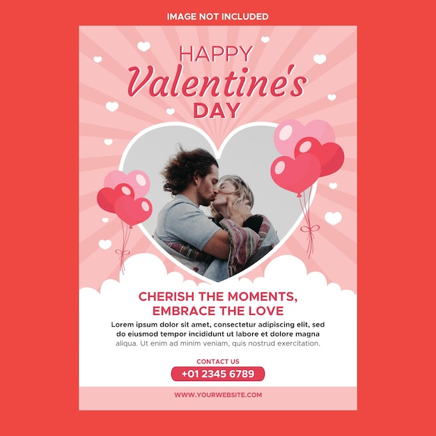 Romantic Valentines Day Celebration Poster