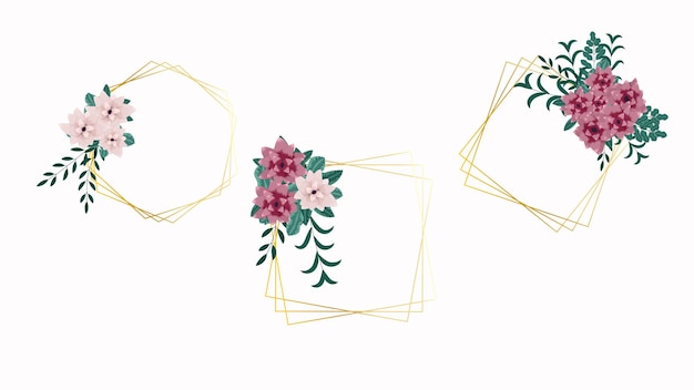 Corona romantica con citazione testo segnaposto modello fiori invito