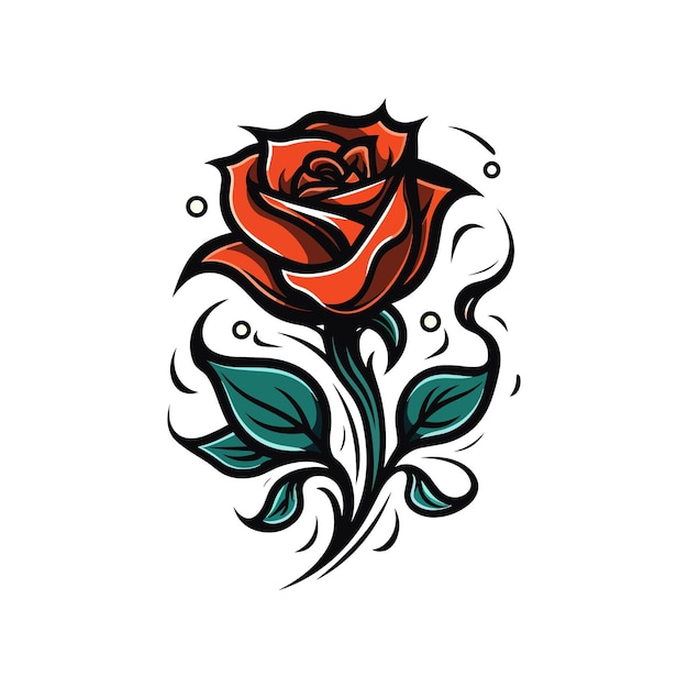 romantische rozen flowervector illustraties illustratie