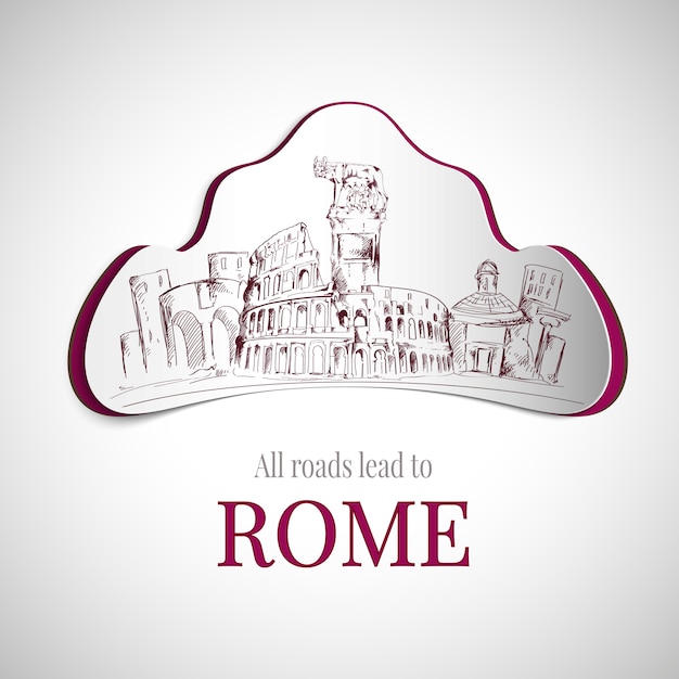 Rome city emblem