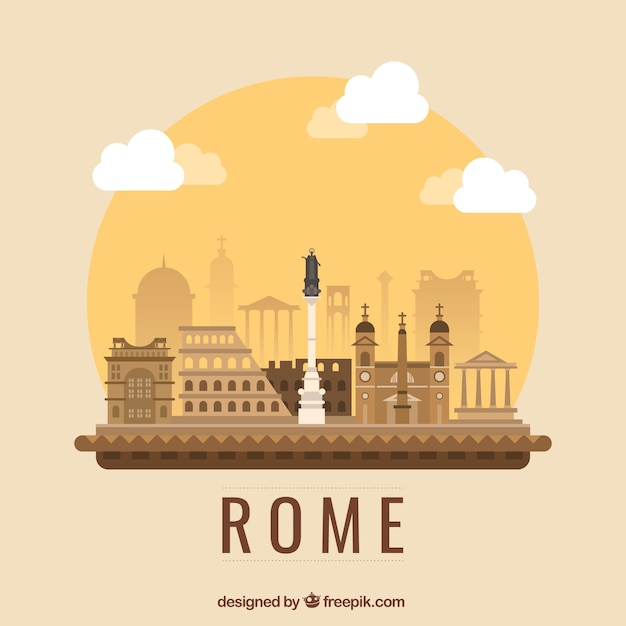 Roma illustrazione