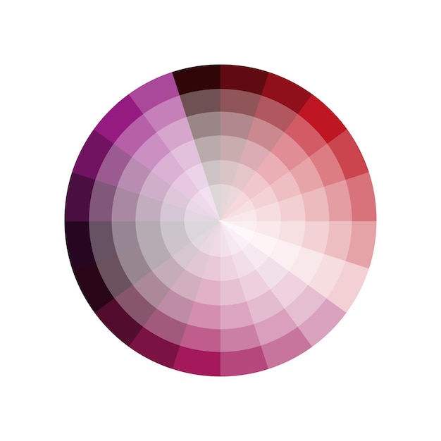 Rond kleurenpalet Gradiëntkleur Vector illustratie