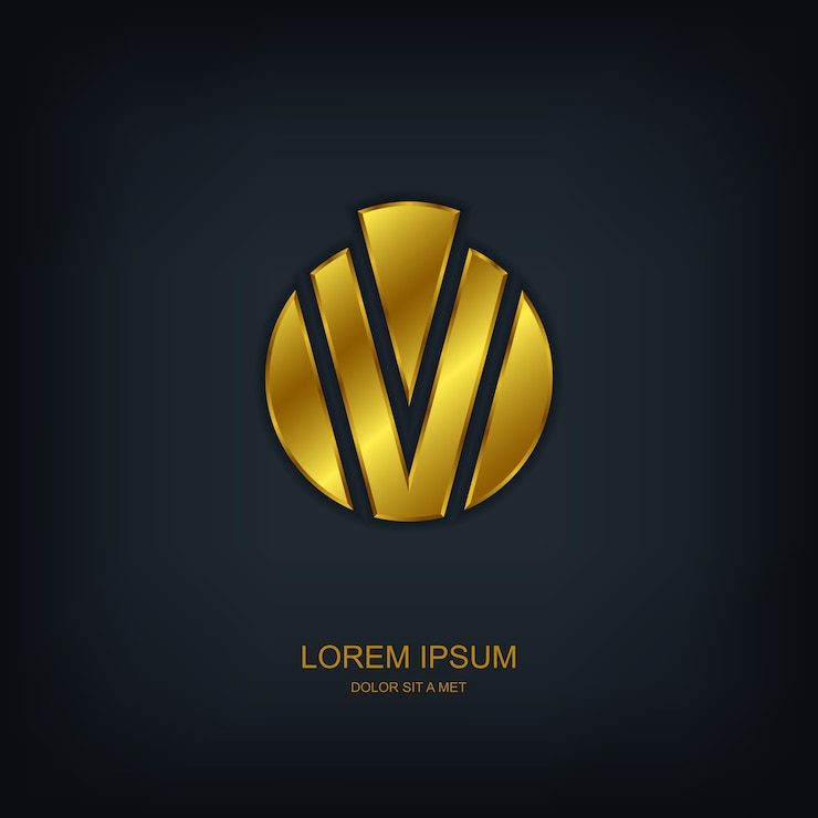 Vector ronde abstracte sjabloon logo, universele bedrijfstechnologie idee