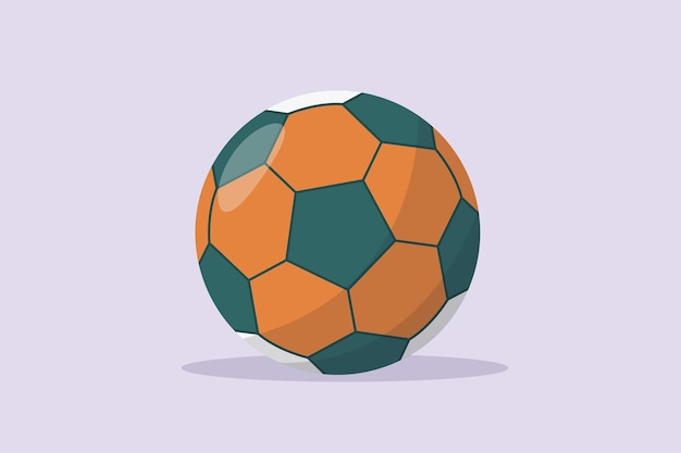 Ronde en ovale ballen voor verschillende sporten en recreatieve activiteiten concept Uitrusting voor sportspellen Gekleurde platte vectorillustratie geïsoleerd