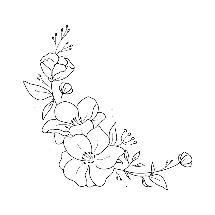 Vector ronde floral esthetische frame elementen van decoratie en design