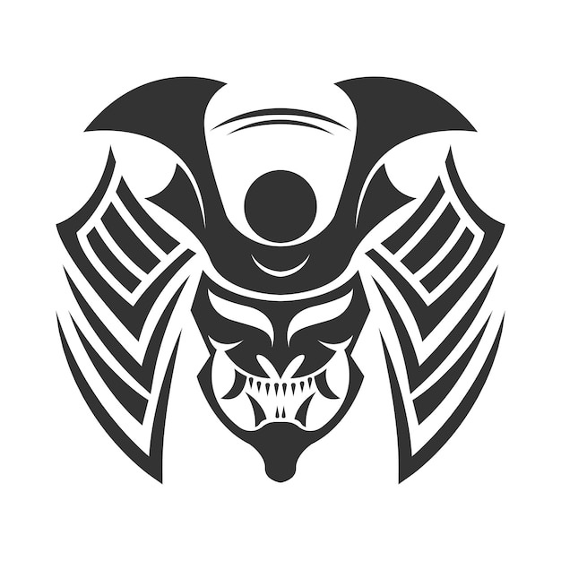 Ronin logo icon design illustration