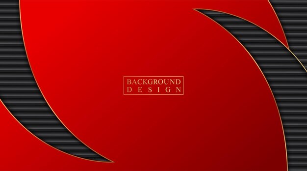 Rood abstract achtergrond eenvoudig vectorontwerp