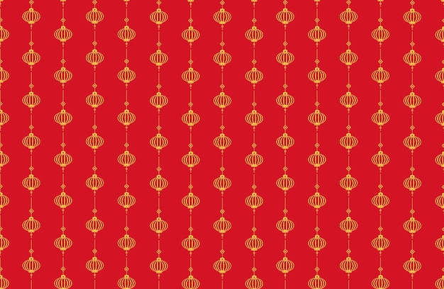 rood cirkelpatroon achtergrond Chinese nieuwjaarstijl met sprookjeslicht kongmingdeng