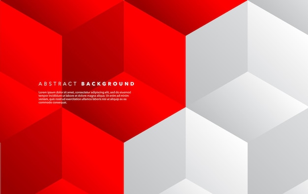 rood en wit modern abstract achtergrondontwerp