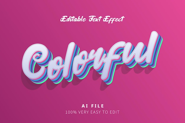 rood kleurrijk tekststijleffect