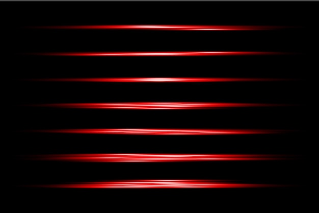 rood transparant licht lens flares ontwerp eps