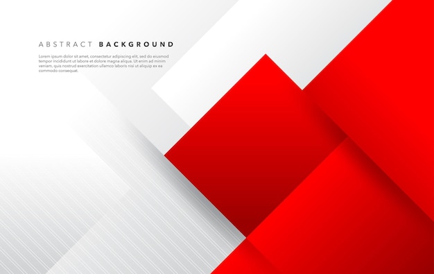 rood wit modern abstract ontwerp als achtergrond