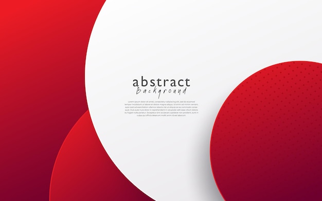 Rood wit modern abstract ontwerp als achtergrond