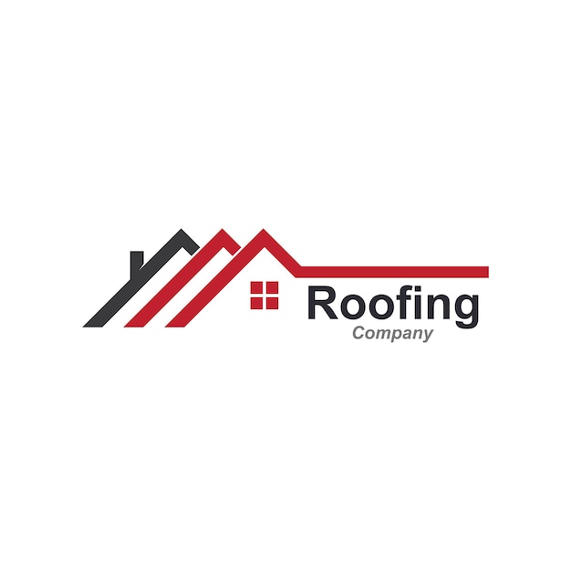 Roof house icon logo vector