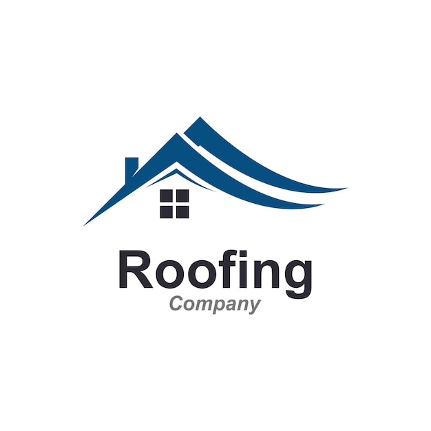 Vector roof house icon logo vector