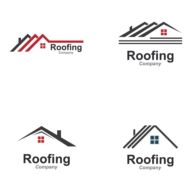 屋根の家のアイコンのロゴのベクトル