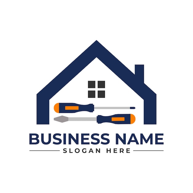 roofing, remodeling, handyman, home renovation, decor logo