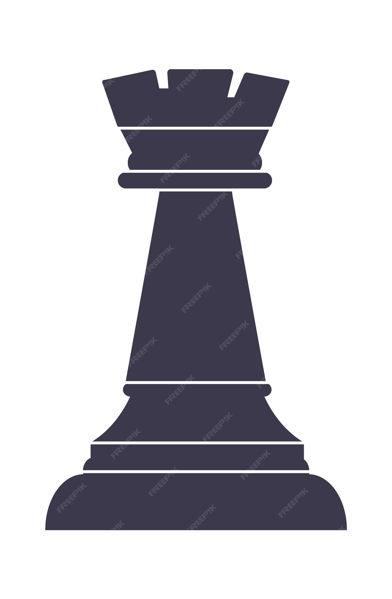 chess rook piece 2494121 Vector Art at Vecteezy