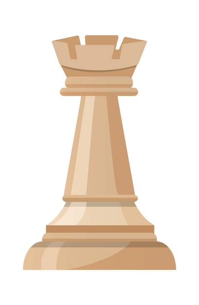 Rook chess icon Vector illustration