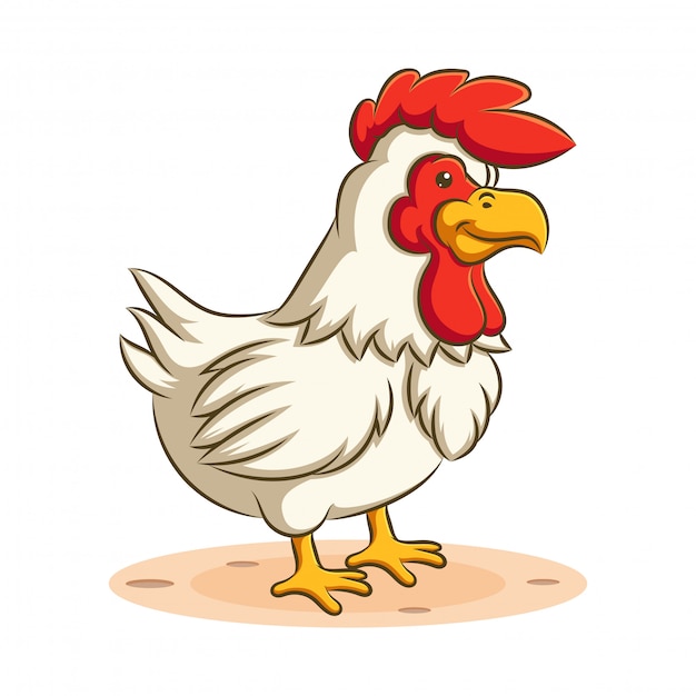 Rooster cartoon  art and illustration