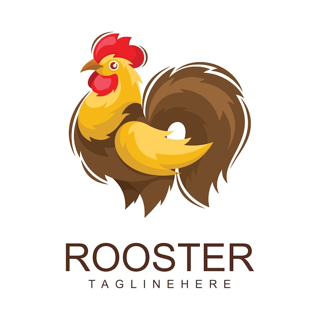 Rooster Character Mascot Logo