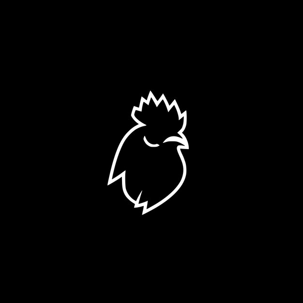 Vector rooster high quality vector logo vector illustration ideal for tshirt graphic