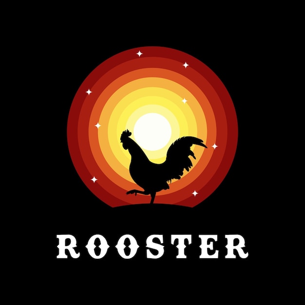 Rooster Logo Chicken Head icon and symbol Designs Template Vector